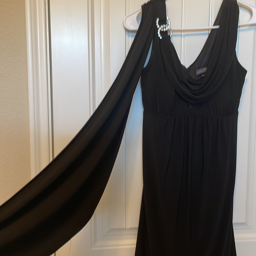 Jessica Howard Little Black Dress with a Touch of Bling